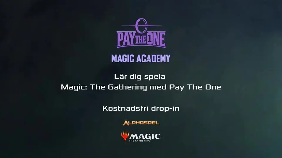 Magic Academy - Lär dig Magic kostnadsfritt med Pay the One!