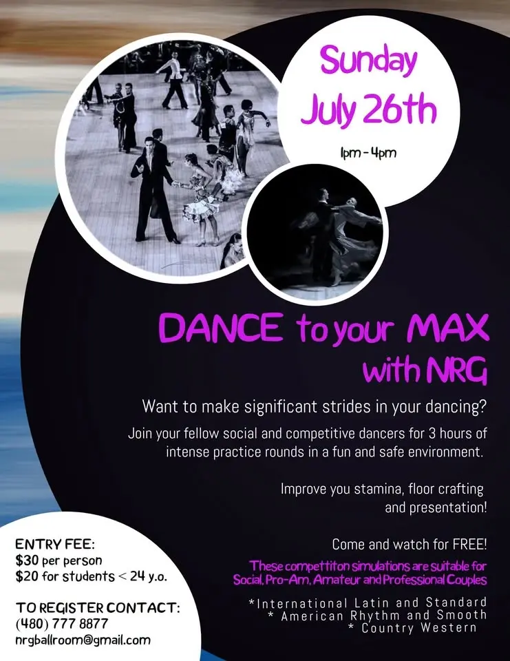 Dance to your MAX with NRG 