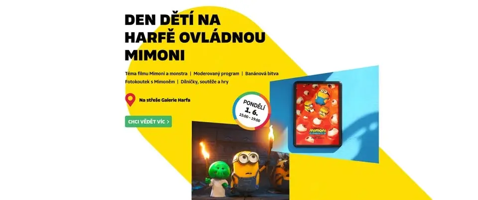 Den dětí na Harfě s Mimoni! 😍