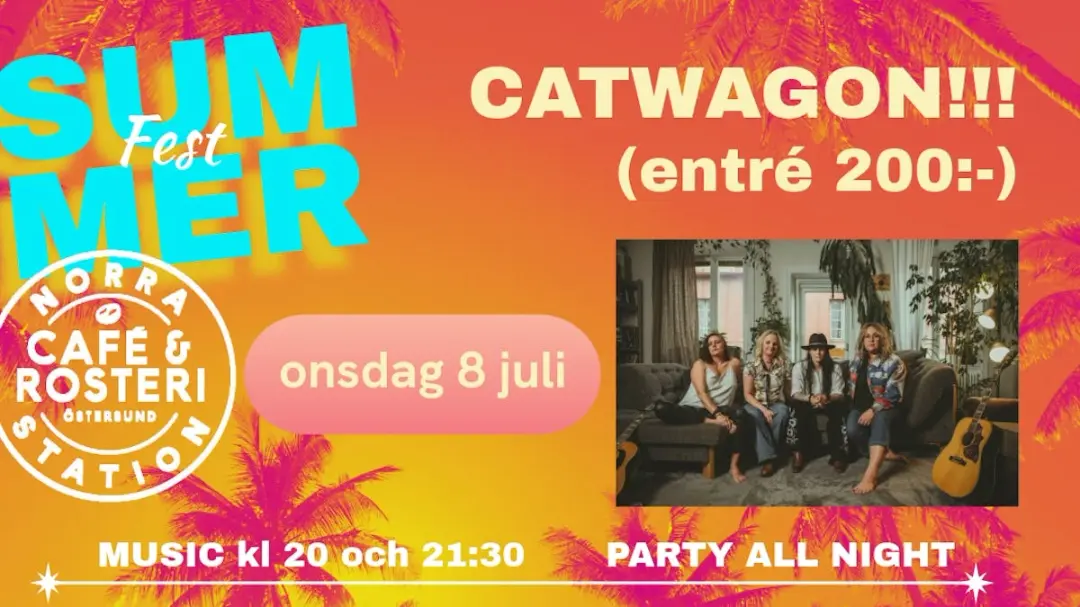 Cat Wagon Live Norra Station 8 juli