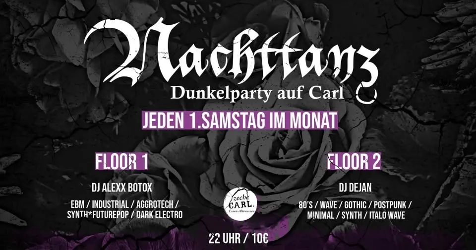 NACHTTANZ ▫️ DIE PARTY ▫️ 01.08.26 