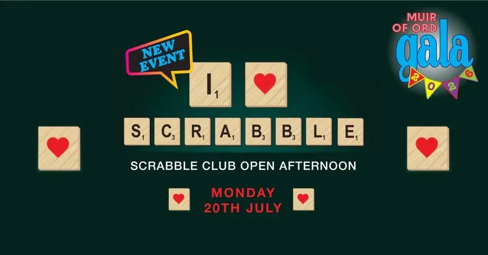 Scrabble Club, Open Afternoon Muir Gala 2026