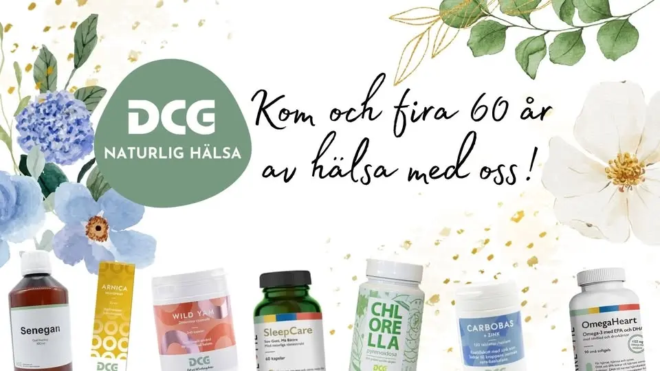 Fira 60 år av hälsa i våra butiker!