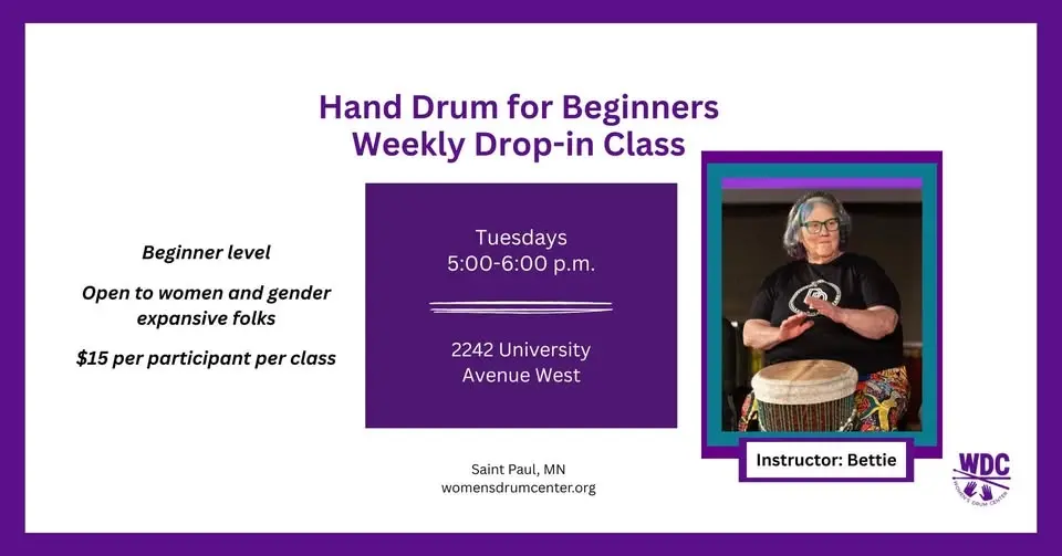 Hand Drum for Beginners (Drop in class)