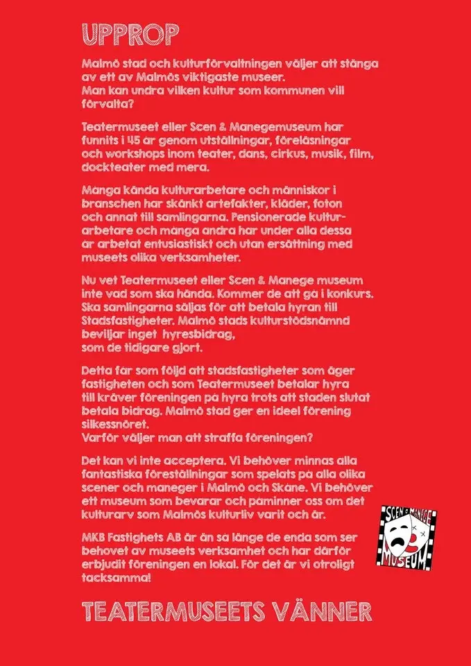 Bevara Teatermuseet