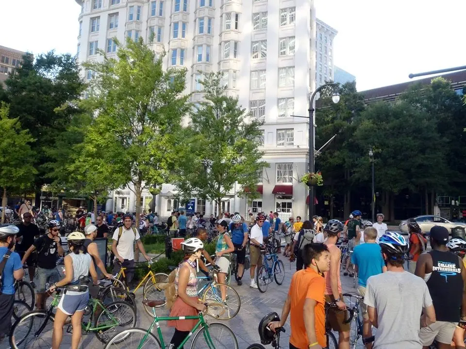 Bike Apr 24 Fri 6:30P Critical Mass Woodruff Park Downtown