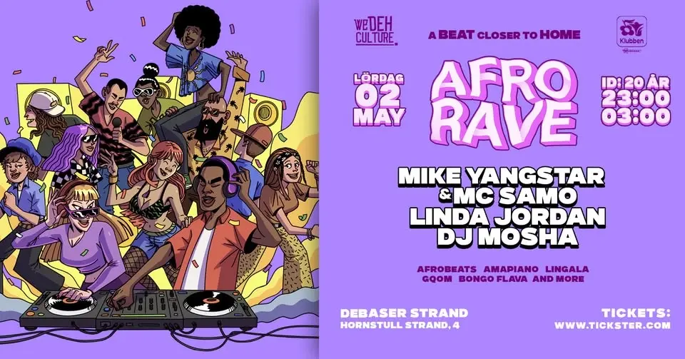 Afro Rave | Debaser Klubben
