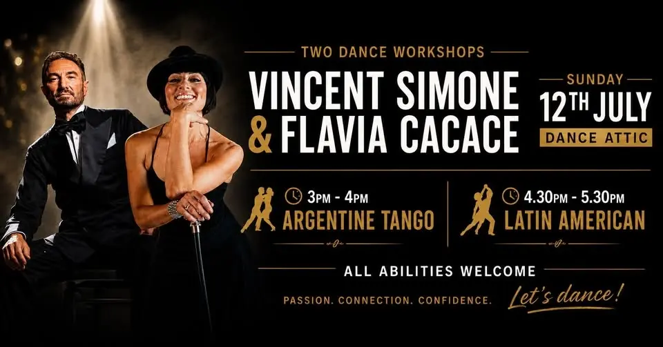 Vincent & Flavia Dance Workshop in London 12th July