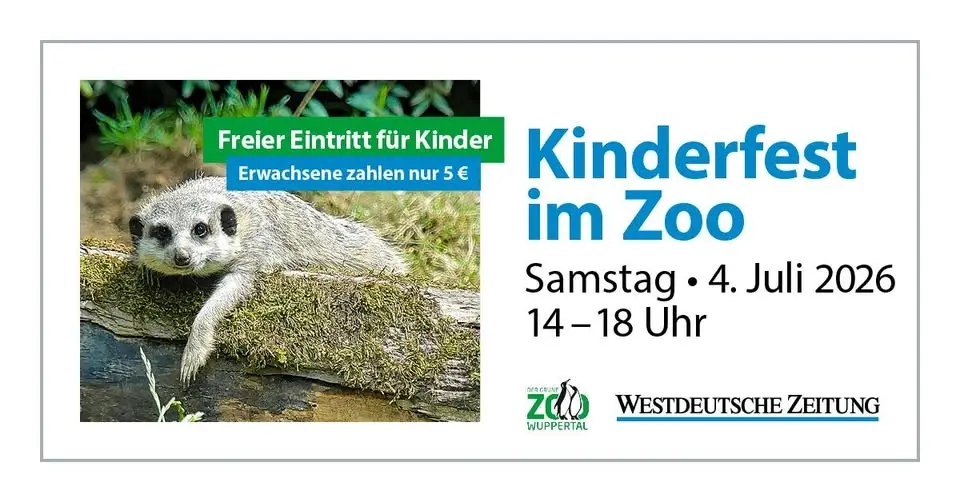 Kinderfest im Grünen Zoo Wuppertal
