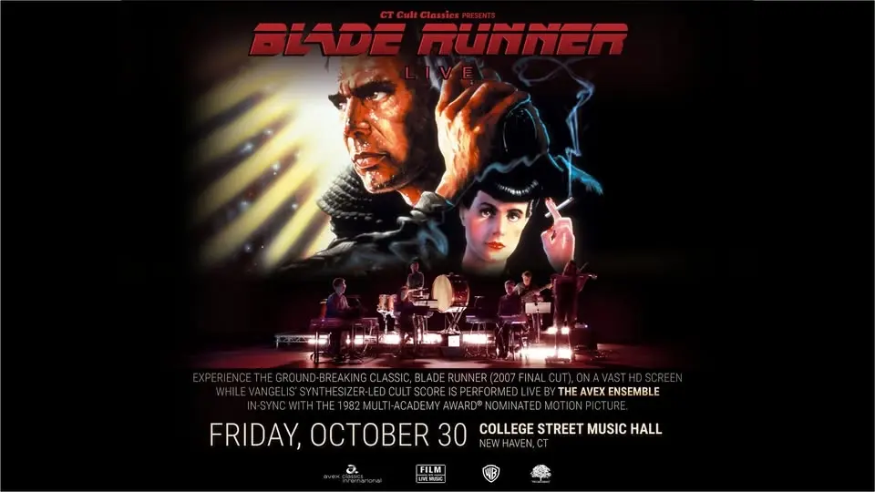 Blade Runner LIVE at College Street Music Hall (New Haven)