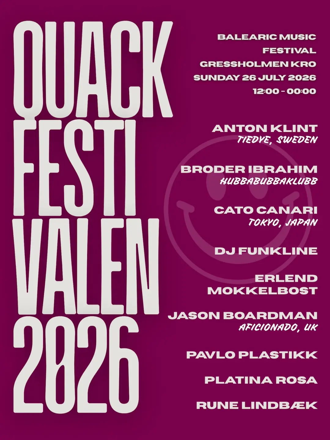 Quackfestivalen 2026