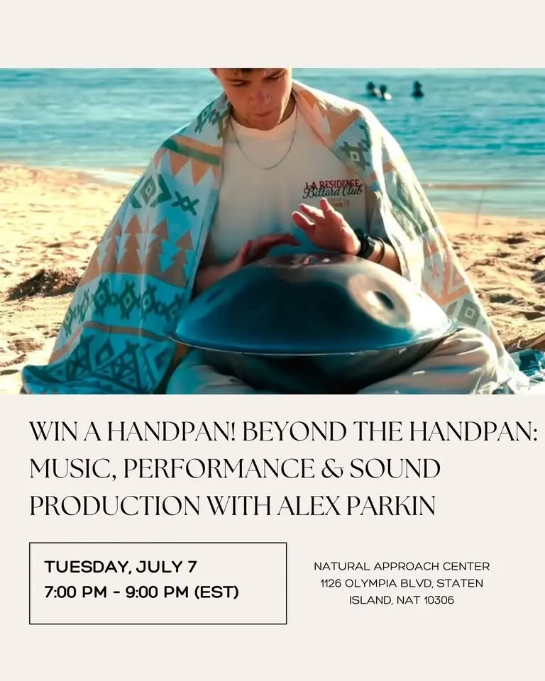 WIN A HANDPAN! Beyond the Handpan: Music, Performance & Sound Production with Alex Parkin