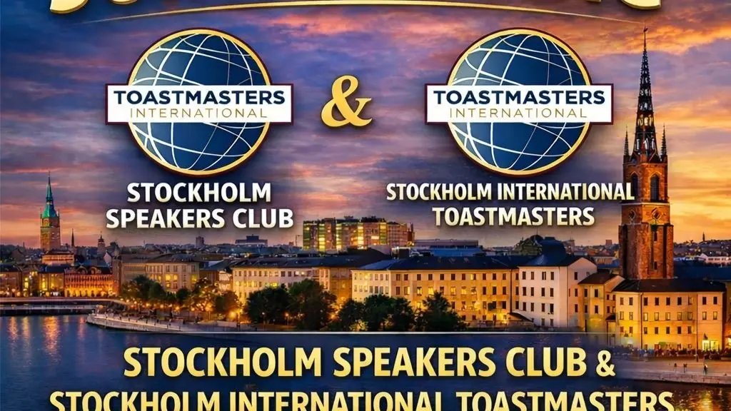 Joint meeting - Stockholm Speakers Club and Stockholm International