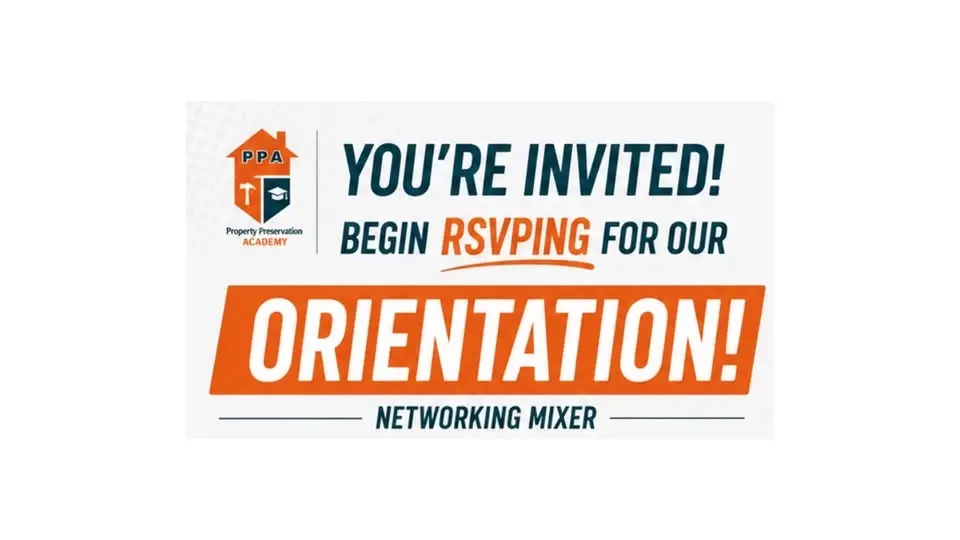 Property Preservation Networking Mixer & Webinar