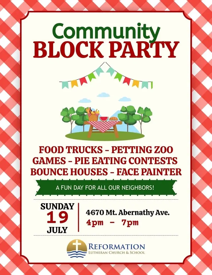Community Block Party at Reformation Lutheran