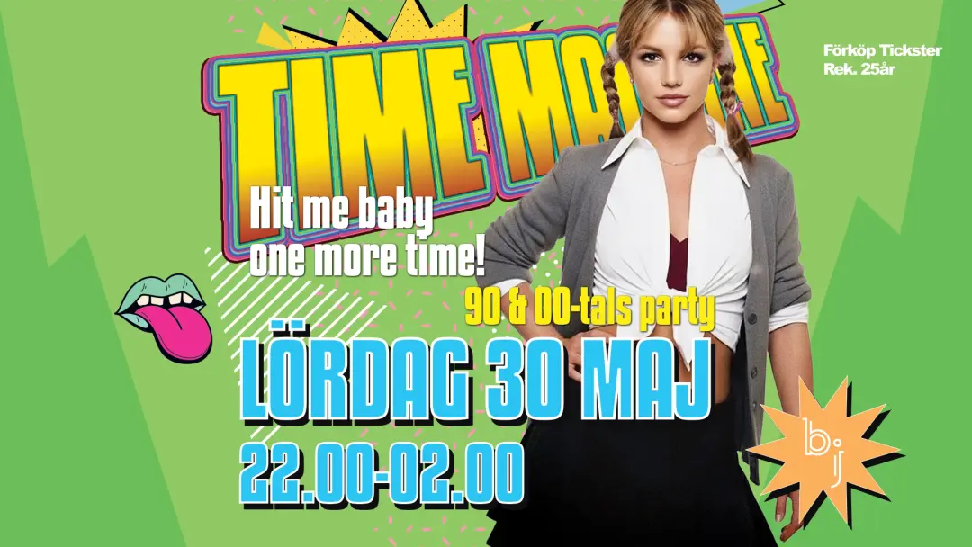 Time Machine - 90 & 00-tal fest!