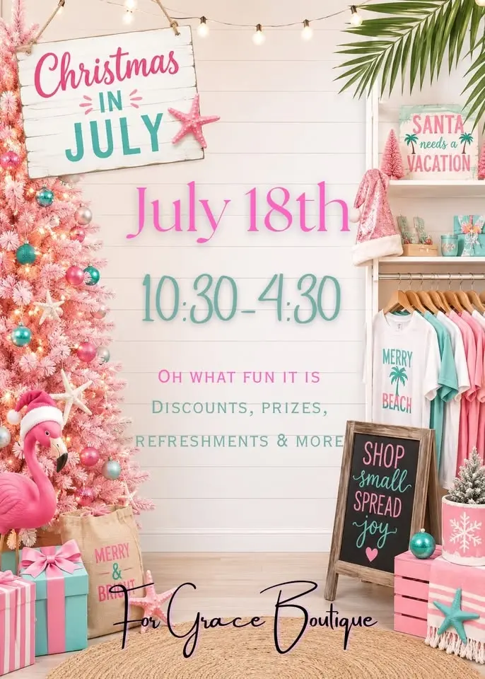 Christmas in July with For~Grace Boutique