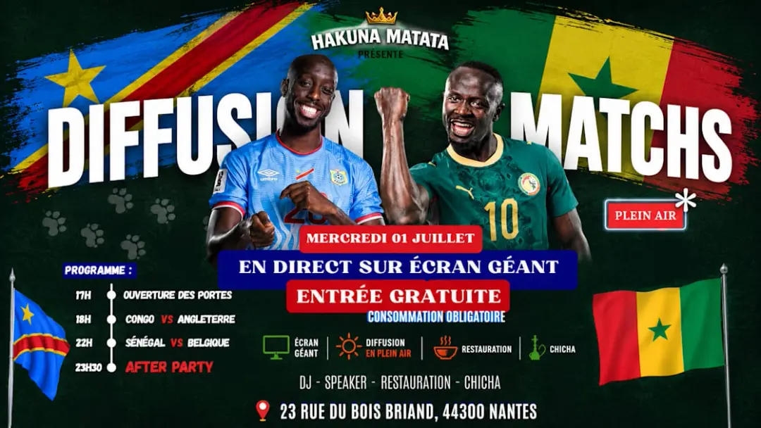 Hakuna Matata – Fan Zone | Rd Congo / Sénégal