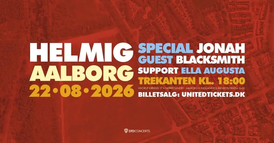 Thomas Helmig (Special Guest: Jonah Blacksmith, Support Ella Augusta) – Trekanten i Aalborg