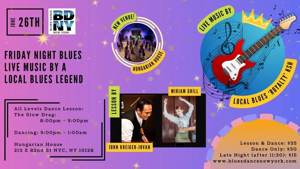 FRIDAY NIGHT BLUES @ HUNGARIAN HOUSE