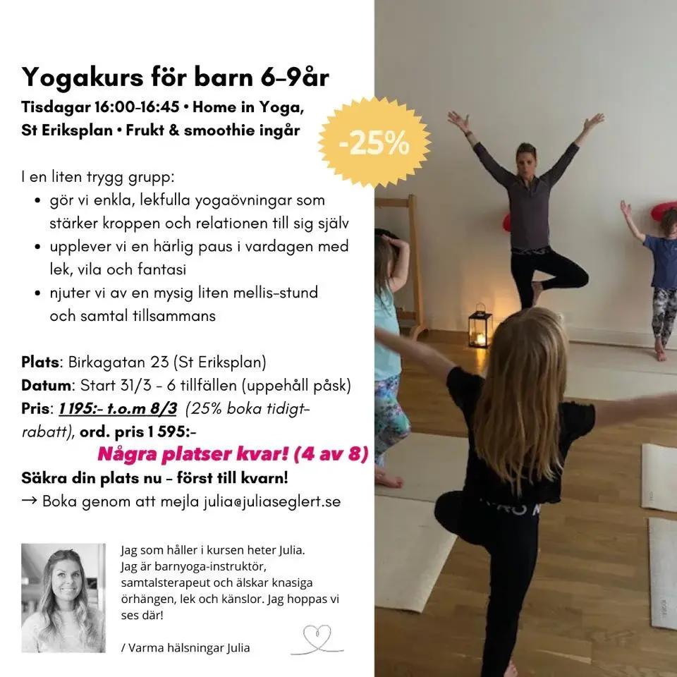 Barnyoga (6-9år)