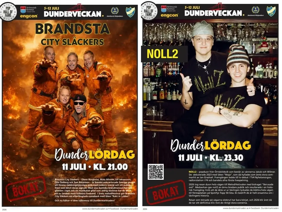 Dunderlördag med Brandsta City Släckers och Noll2