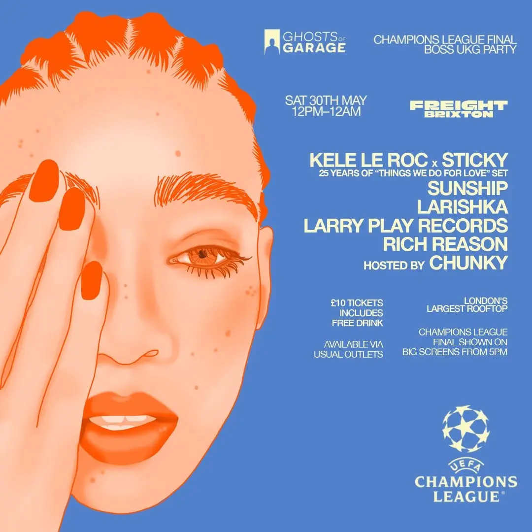 Ghosts of Garage presents Champions League Final Boss Rooftop UKG Party