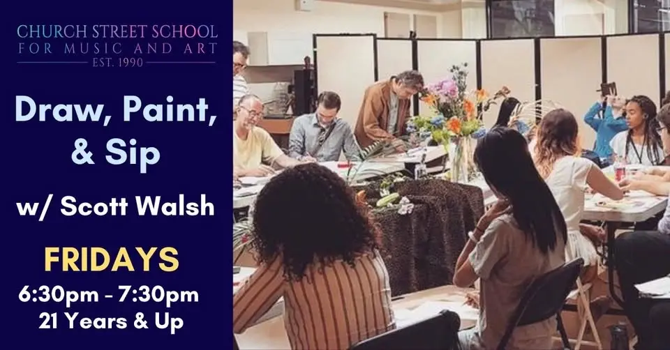 Draw, Paint, & Sip 