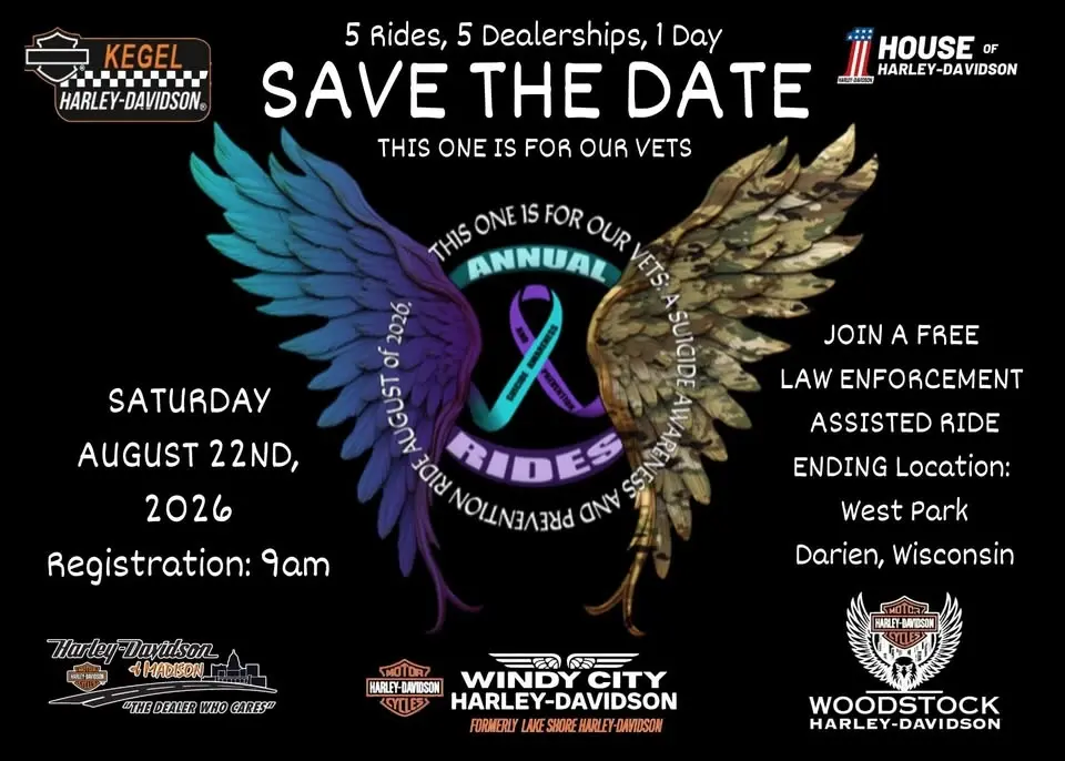 THIS ONES FOR OUR VETS ( A SUICIDE AWARENESS AND PREVENTION RIDE)