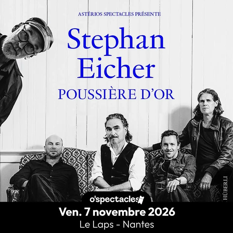 Stephan Eicher à Nantes • en concert le 7 novembre 2026 • Le Laps