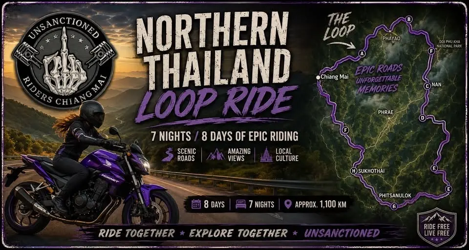 Ride to Sukhothai, the long way