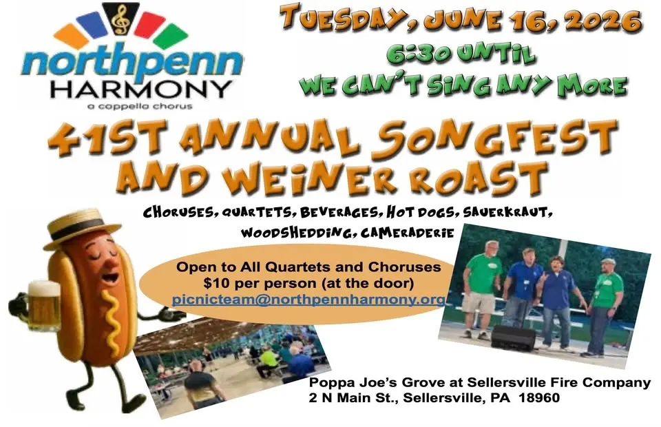 Northpenn Harmony Songfest and Weiner Roast