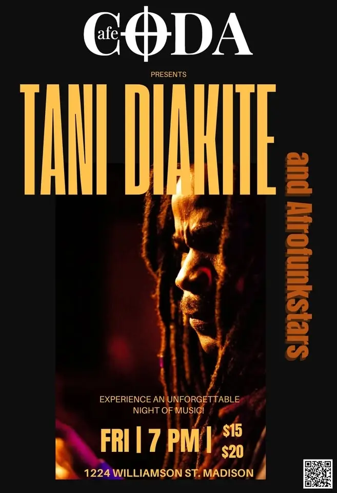 Tani Diakite & Afrofunkstars - Every Last Friday | $15 Online & $20 Door