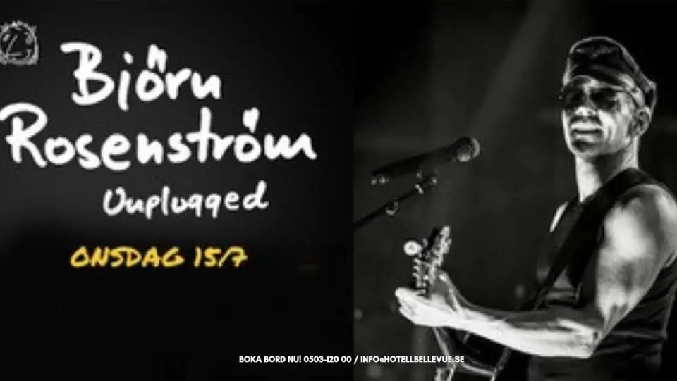 Björn Rosenström live i Hjo
