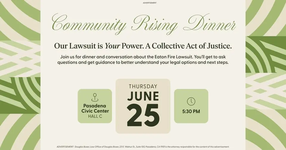 Community Rising Dinner