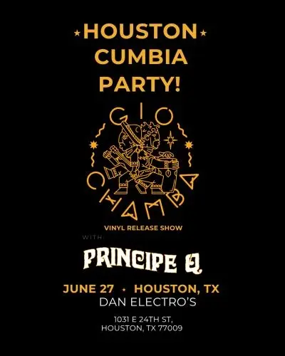 Houston Cumbia Party! Gio Chamba's Vinyl release with DJ Zema