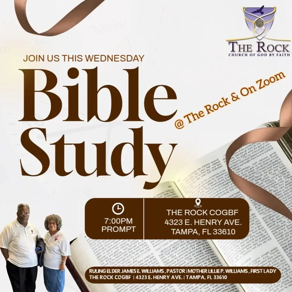 7 PM Wednesday Night Bible Study