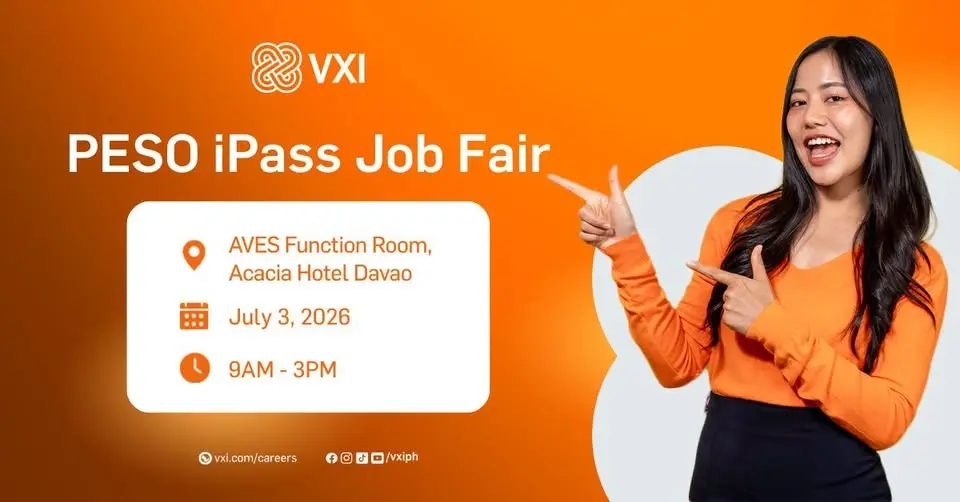Join our PESO iPass Job Fair on July 3, 2026 | 9am to 3pm