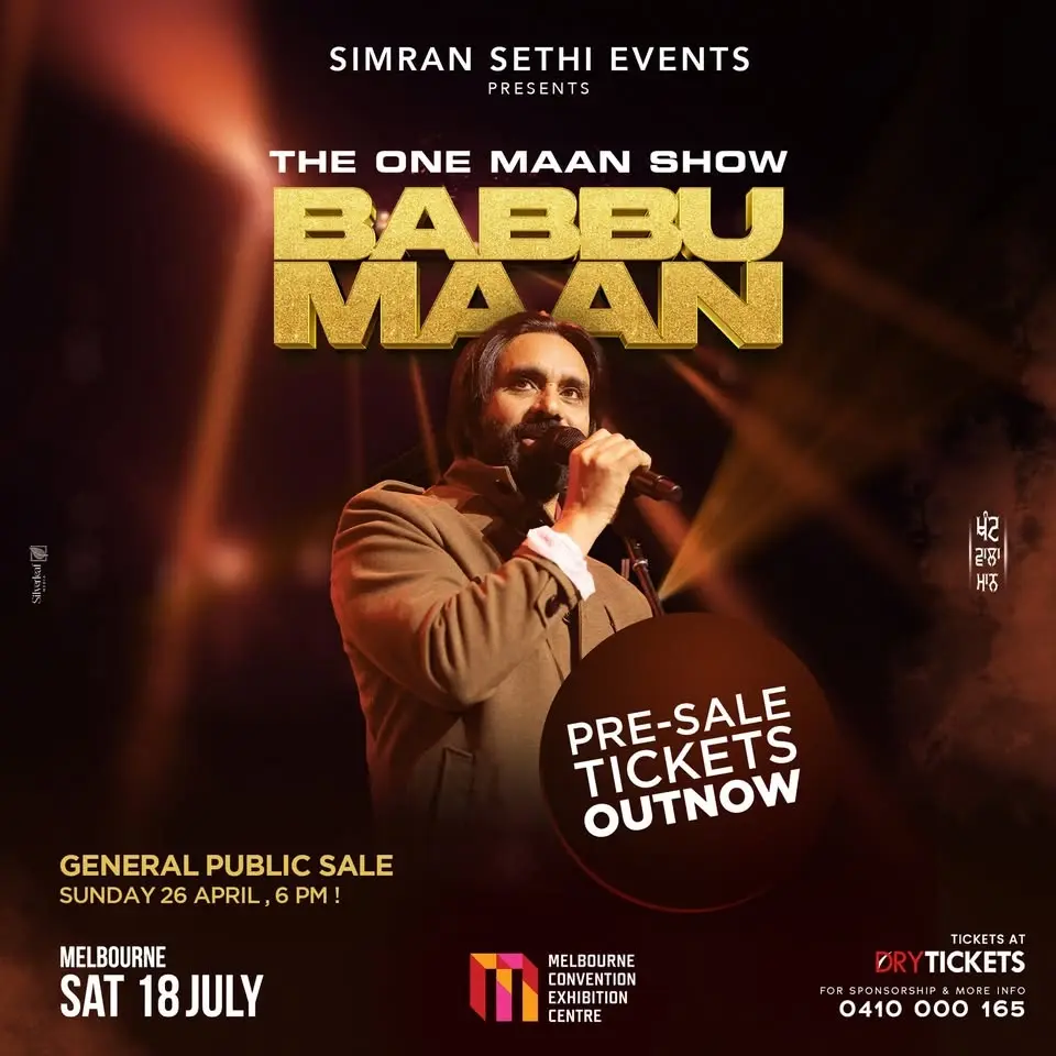 Babbu Maan Live In Melbourne 2026