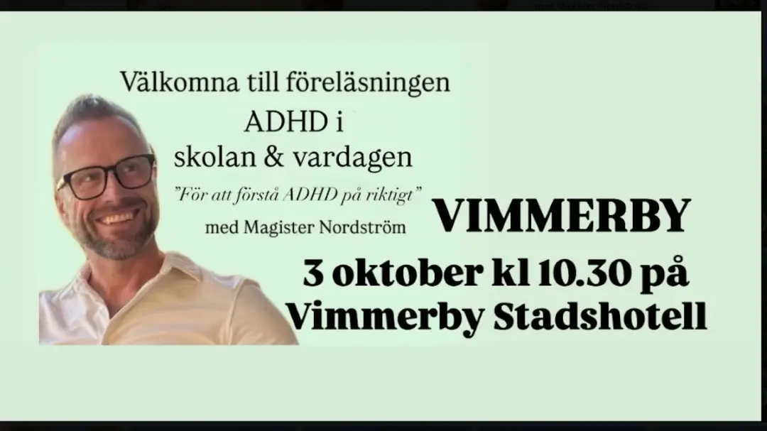 Föreläsning i Vimmerby med Magister Nordström 