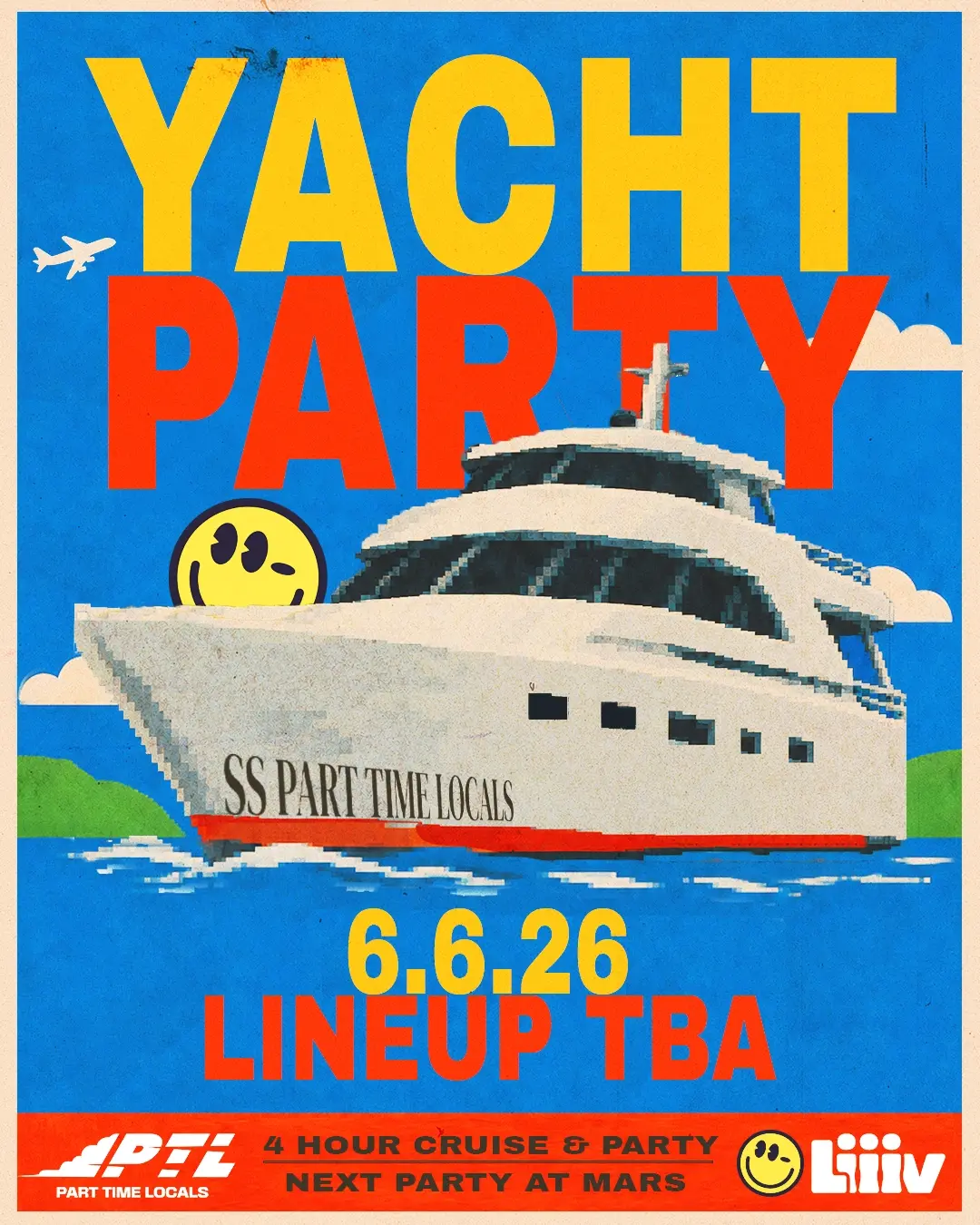 [SOLD OUT] Yacht Party - River Cruise - Part Time Locals