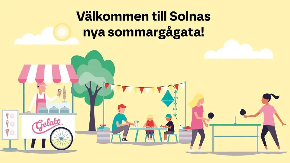 Invigning sommargågata