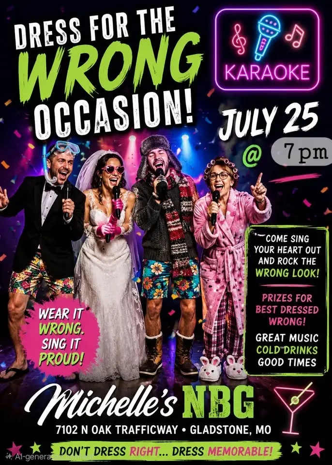 Dress for the wrong occasion PaRtY!!!