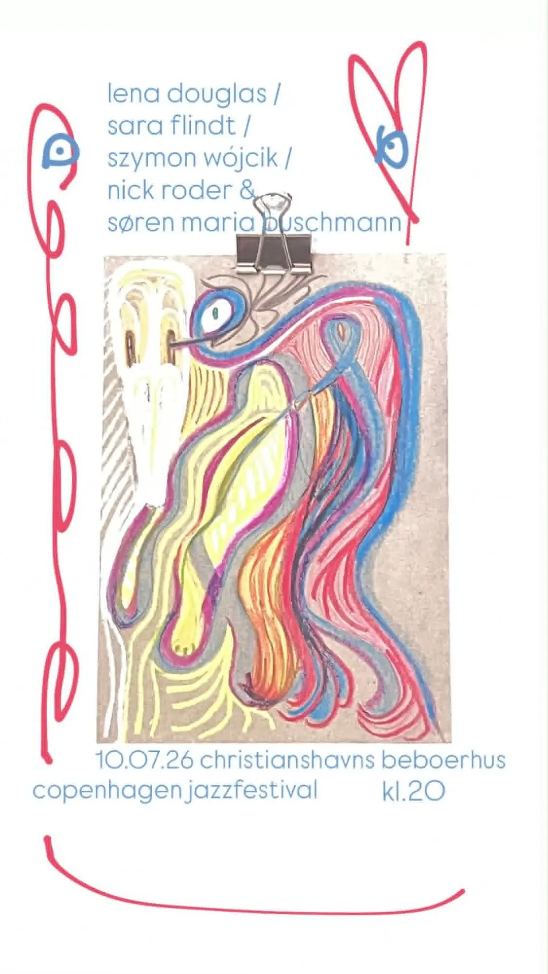CPH Jazz Festival: Sara Flindt / Søren Maria Buschmann / Lena Douglas (AU) / Szymon Wójcik(PL)