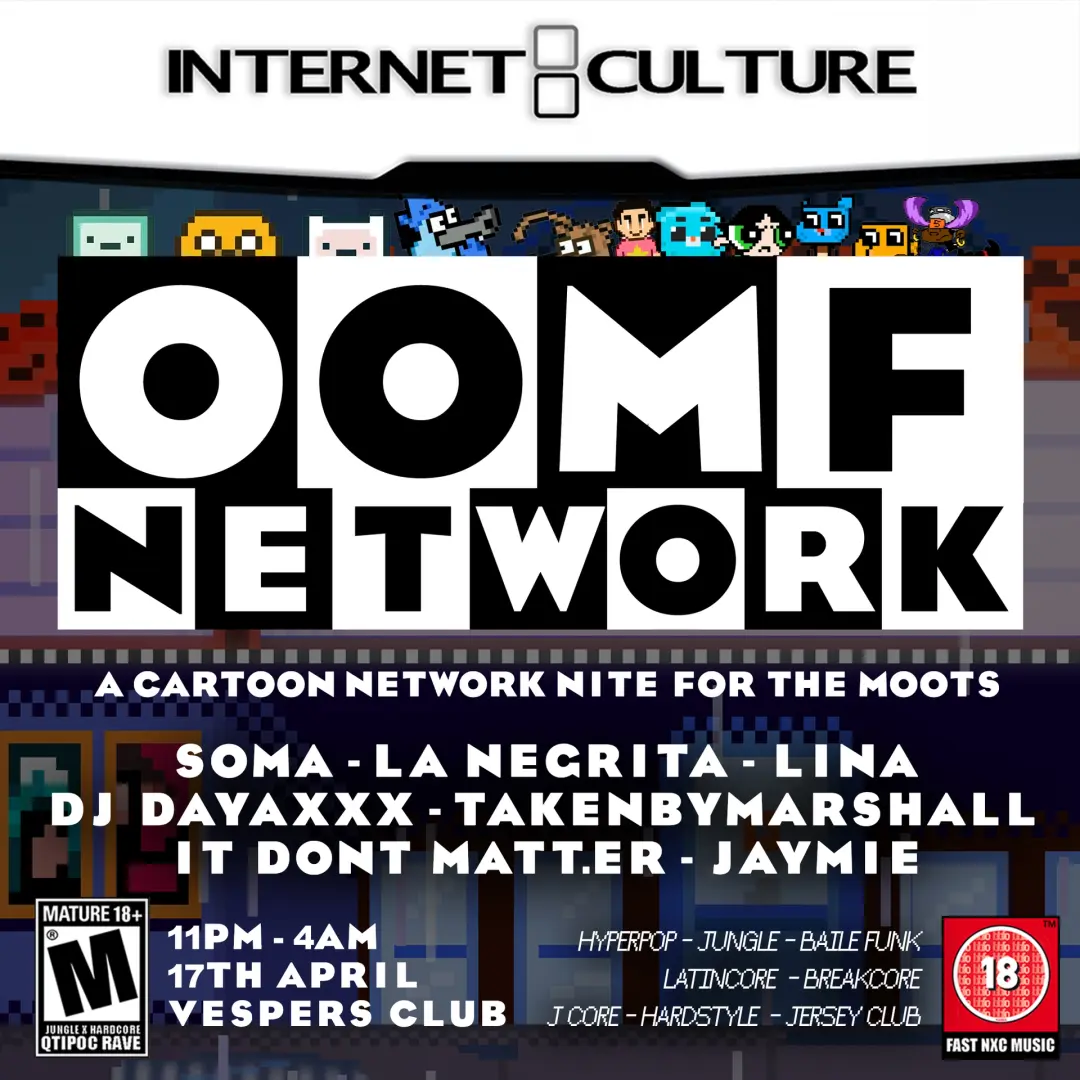 ⋆。°✩ #OOMFNETWORK - a cartoon network nite 4 the moots ⋆。°✩