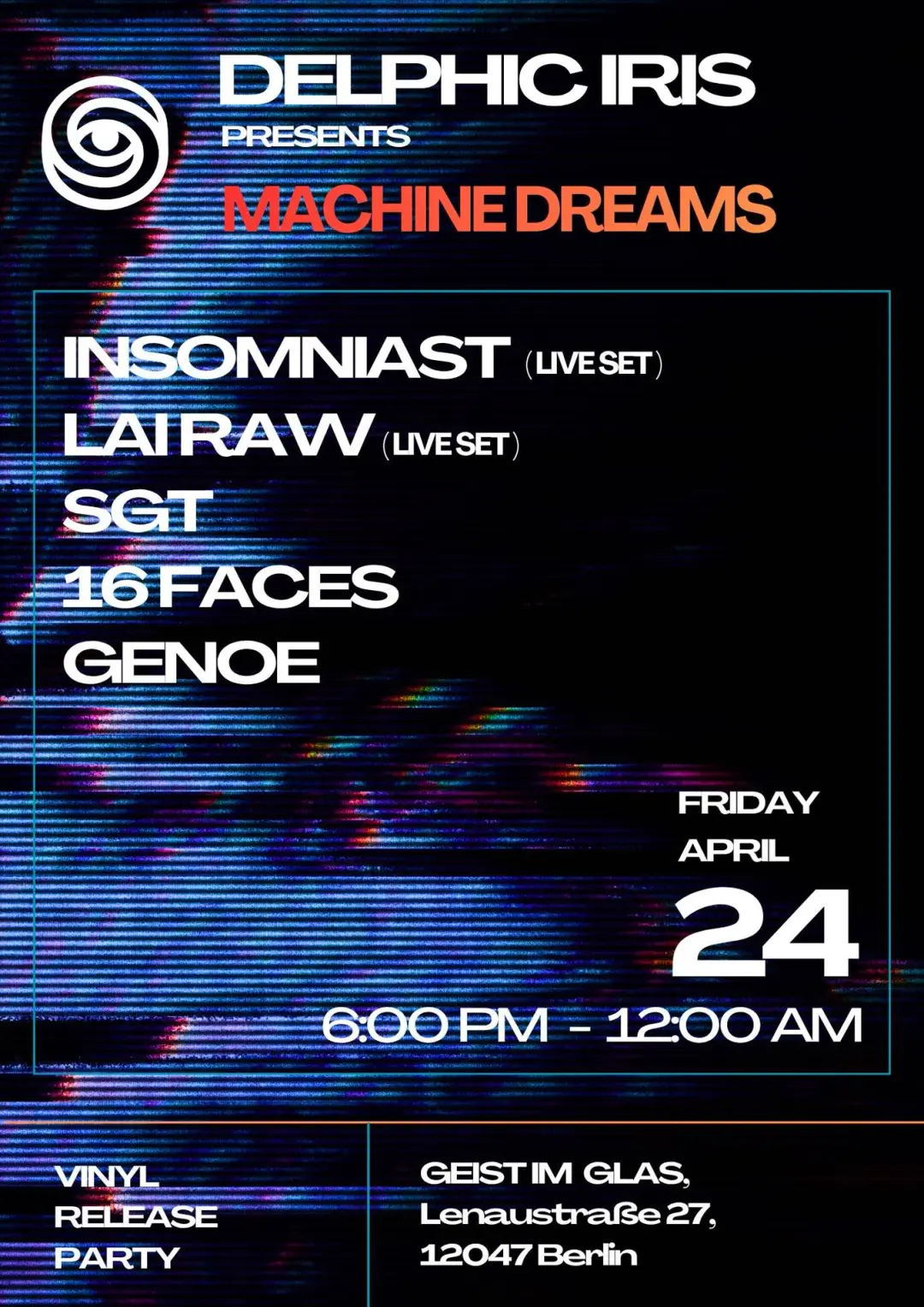 Delphic Iris Records presents Machine Dreams