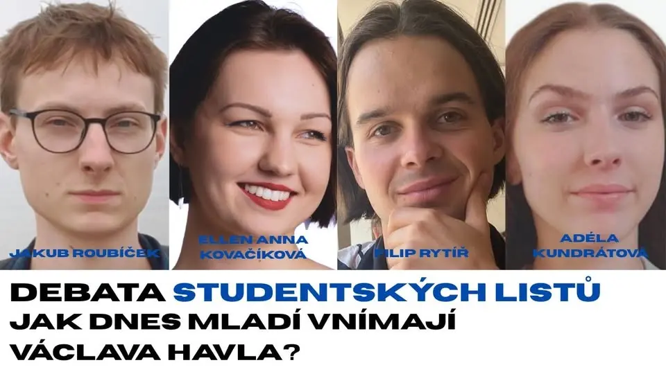 Debata Studentských listů: Jak dnes mladí vnímají Václava Havla? 