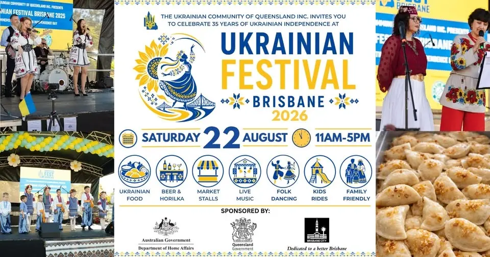 Ukrainian Festival Brisbane 2026 | Celebrating 35 years of Ukraine's Independence