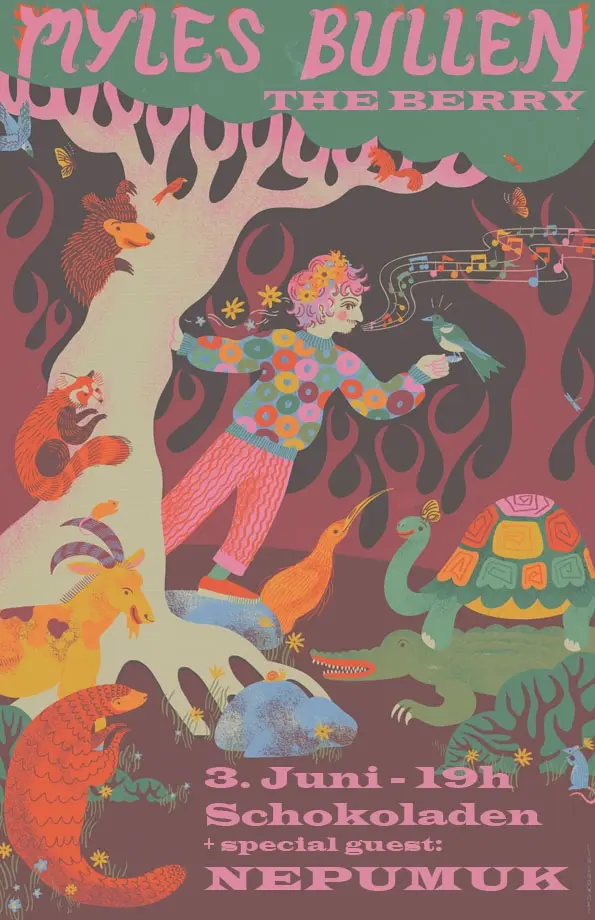Myles Bullen + The Berry + Nepumuk @ Schokoladen