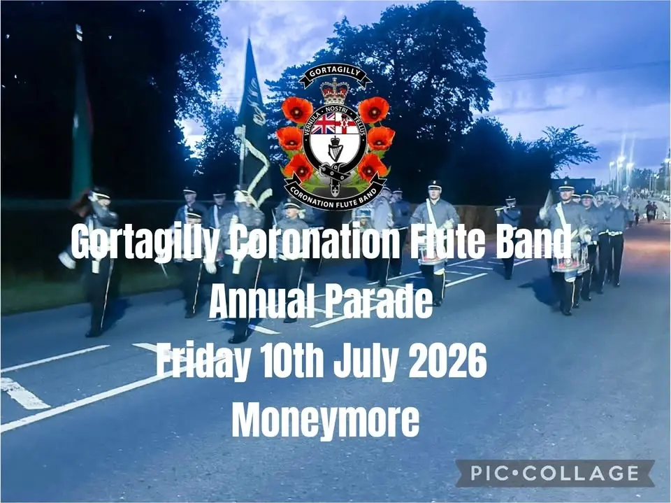 Gortagilly Coronation Flute band parade 10 July ,2026